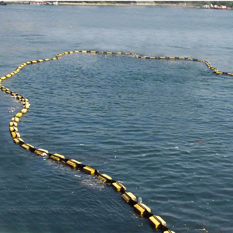 Permanent oil containment booms, permanent oil spill containment