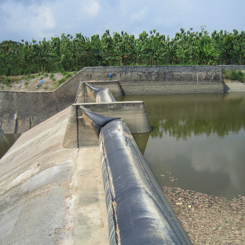 rubber dam, inflatable rubber dam, air filling rubber dam, Qingdao