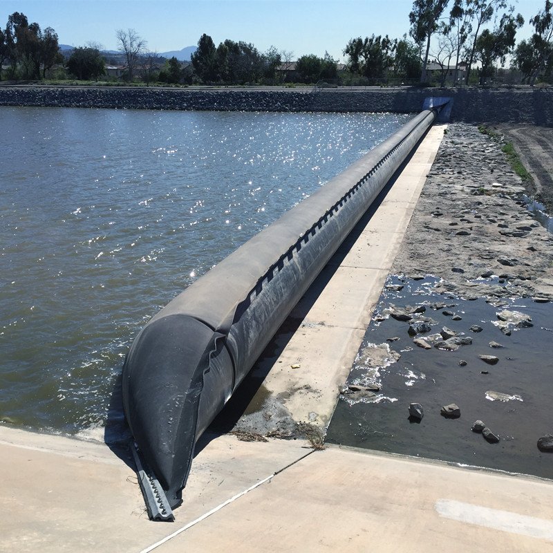 rubber dam, inflatable rubber dam, air filling rubber dam, Qingdao